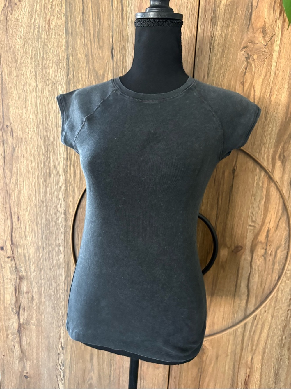 Zara Black Short Sleeve Crewneck